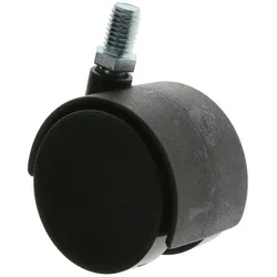 MS Beschläge Möbelrolle Rolle Kunststoffrolle Hartbodenrolle div Durchmesser Ø60mm M10 einzeln