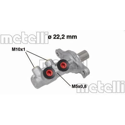 METELLI Hauptbremszylinder 05-0681 für ABARTH