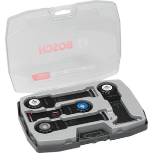 Bosch Multifunktionswerkzeug-Zubehör Heavy Duty Set, Starlock Max, für Holz, Metall, Kunststoff, 4-teilig