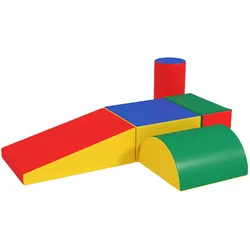 BAUSTEINSET 5er-Set Schaumstoff Bausteine Bauspielzeug für 1-3 Jahre alt Kinder