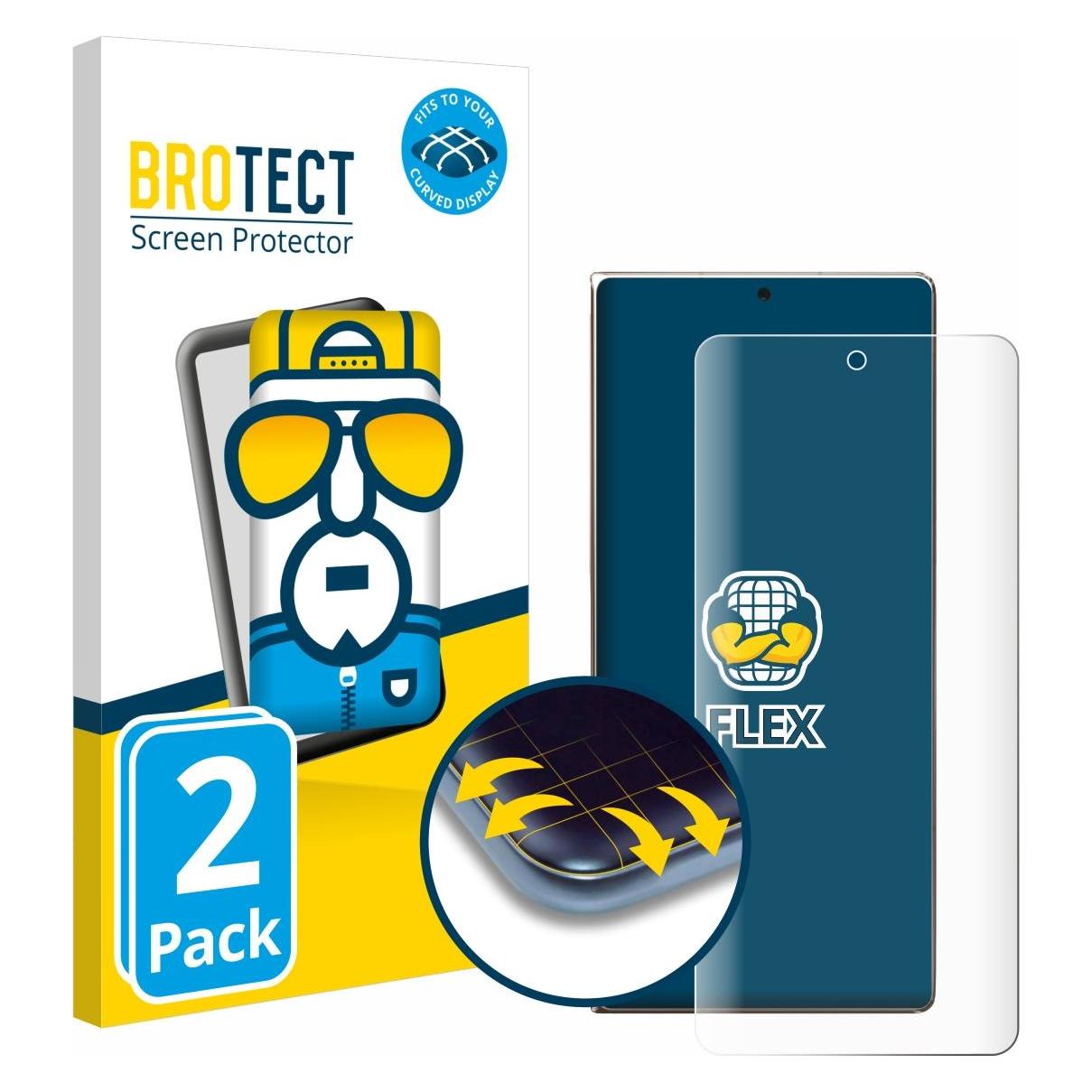 Brotect Fullscreen Schutzfolie Displayschutz Folie Klar Transparent (Huawei Mate X) (5158132)