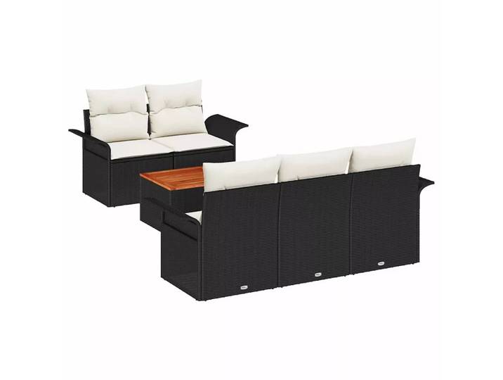 VidaXL - Modulares sofa poly-rattan, One Size, Multicolor