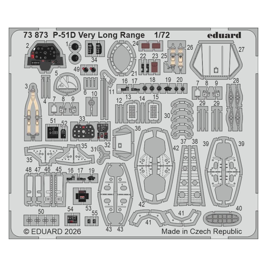 Eduard P-51D Very Long Range for Arma Hobby (73873)
