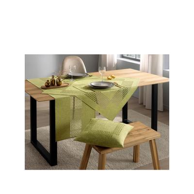 Tischdecke Gr. 3, grün (lindgrün), B:30cm L:45cm, Tischdecken, Tischdecke