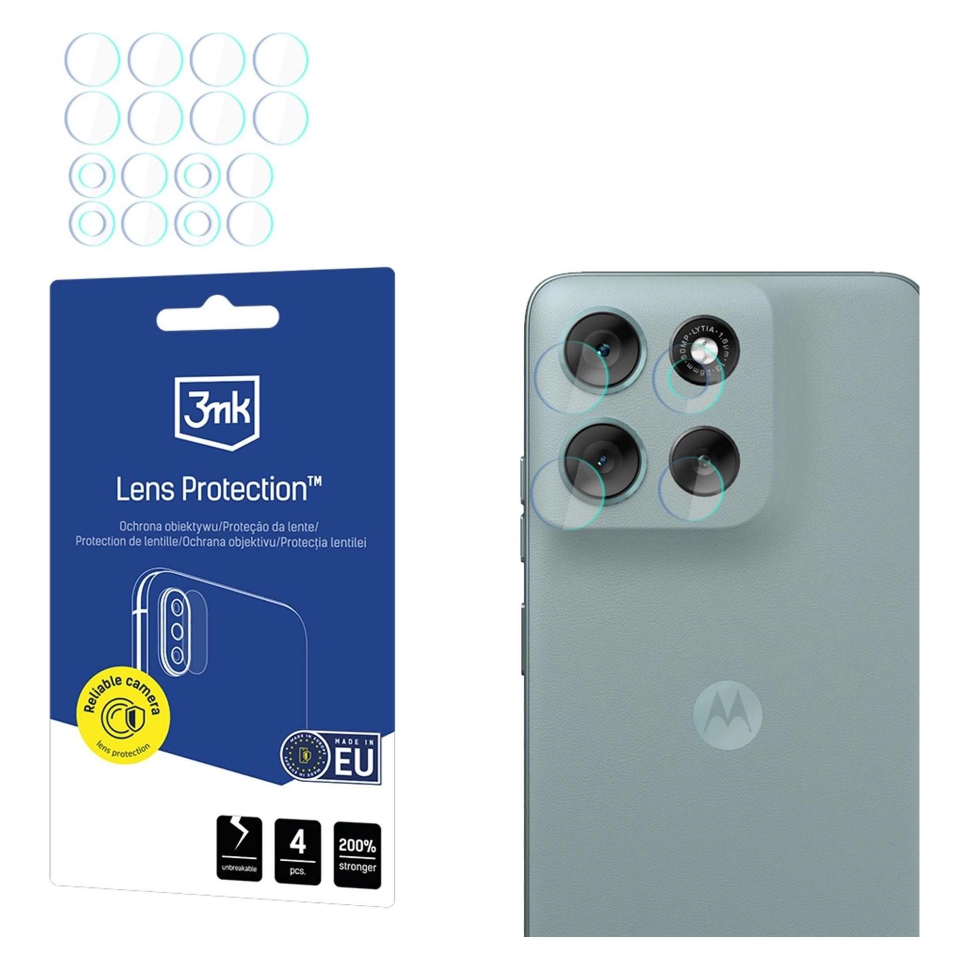 3MK Objektivschutz Hybridglas für das Kameraobjektiv auf Motorola Moto G56 (Motorola Moto G56) (5903108669115)