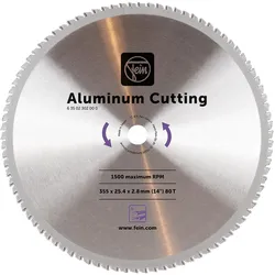 Kreissägeblatt Fein® 80Z für Aluminium, Ø 355mm