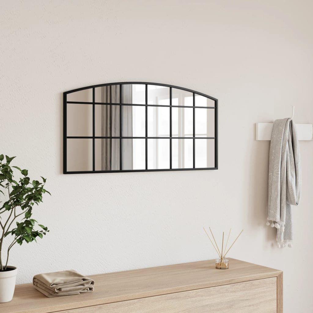 Brambly Cottage Chocheles Mirror Black 40cm H x 80cm W