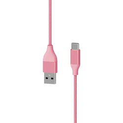 XLAYER 217085 - Sync- & Ladekabel, USB-A ->USB-C™, 1,5, rose