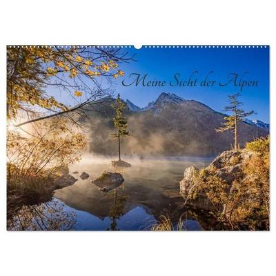 Meine Sicht der Alpen (Wandkalender 2027 DIN A2 quer), CALVENDO Monatskalender