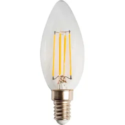 HEIT 15023 - LED-Lampe E14, 4 W, 400 lm, 2700 K, flackerfrei