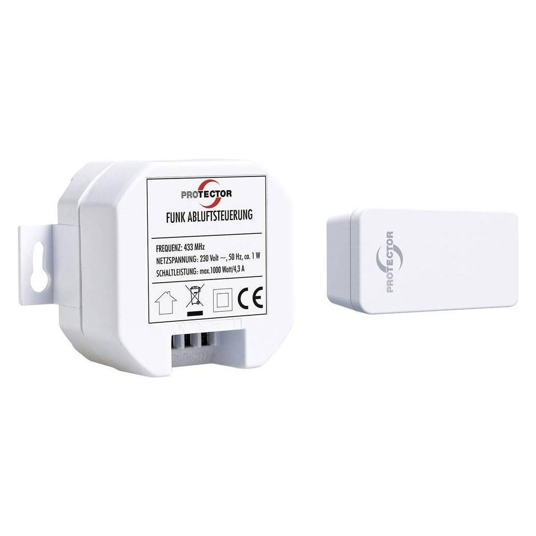 Protector Funk-Abluftsteuerung ASK-6020 1000 W Weiss (15031) (15031)