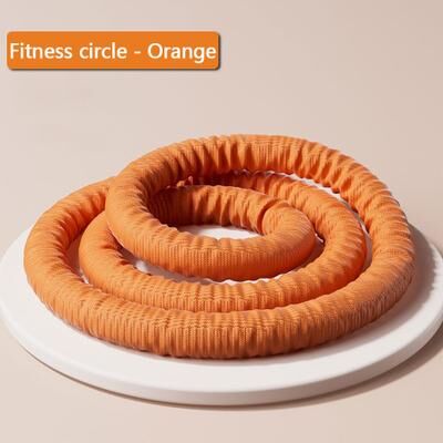 Multisell Products Hub Portable Exercise Ring, Fitness Circle For Waist Shaping, Soft Spring Abdominal Exercise Ring For Aerobic Workouts orange