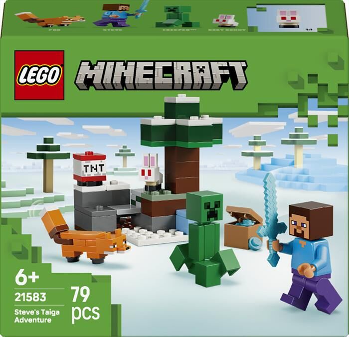Lego Minecraft Avventura Di Steve Nella Taiga 21583