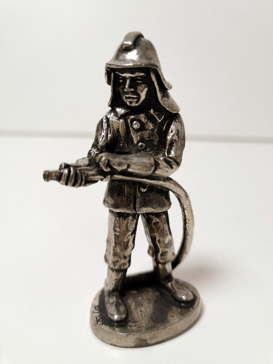 Kurz Brandweerman edeltin 10cm