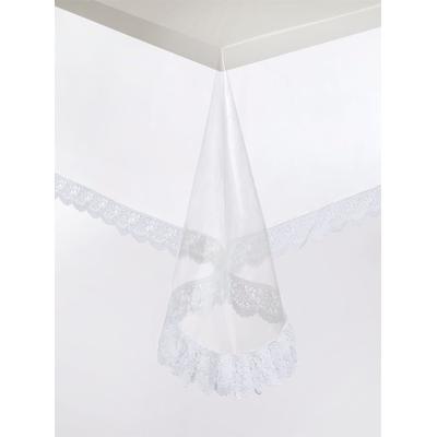 Tischdecke Gr. 4, transparent, B:130cm L:230cm, Tischdecken, Tischdecke Gartentischdecke