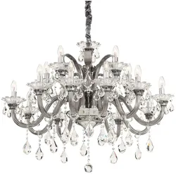 Ideal Lux Kronleuchter COLOSSAL SP15, 15-flammig, E14, Grau IDEA-081526