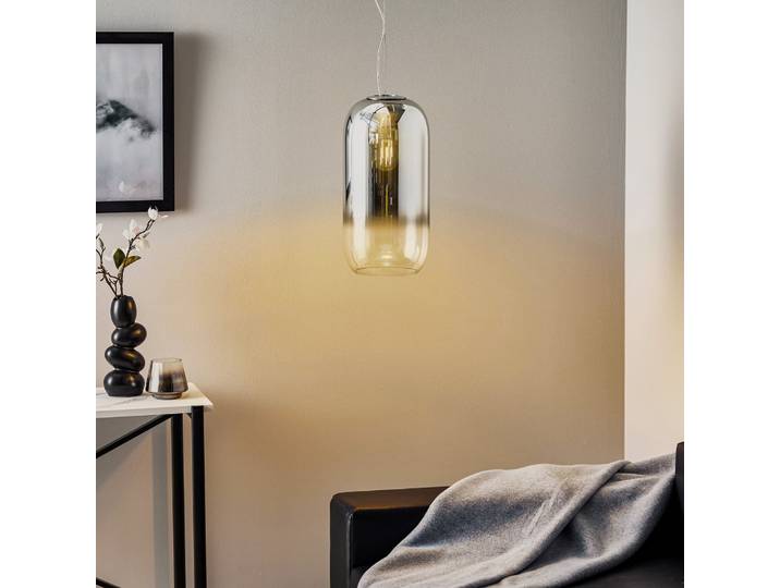 Gople Pendelleuchte Silver - Artemide - Wohnzimmer - Design - Glas - Einflammig