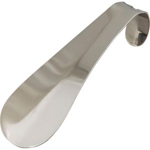Böttcher-AG Schuhlöffel aus Edelstahl, silber, Schuhanzieher, Länge: 15cm