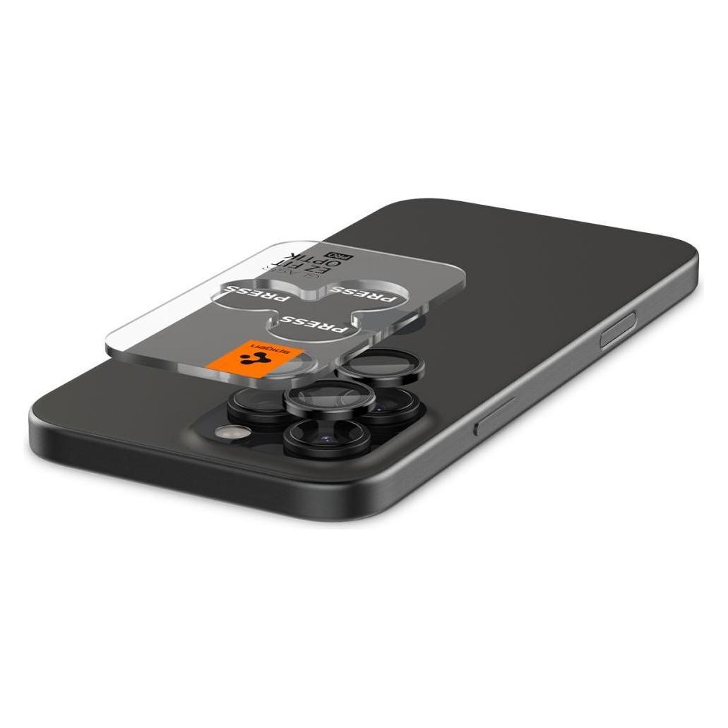 Spigen Optik.Tr Camera (2 Stk., Apple iPhone 14 Pro, Apple iPhone 14 Pro Max, Apple iPhone 15 Pro, Apple iPhone 15 Pro Max, Apple iPhone 16 Pro, Apple iPhone 16 Pro Max, Apple iPhone 17 Pro, Apple iPhone 17 Pro Max) (AGL05205)