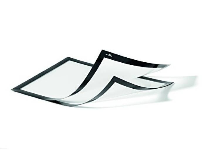 Durable Duraframe Magnétique Plus Lot de 2 Cadres d'Affichage A4 Noir