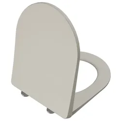 VitrA Universal Round WC-Sitz Superslim Wrap mit Absenkautomatik Sandbeige Matt,208-422R009 208-422R009