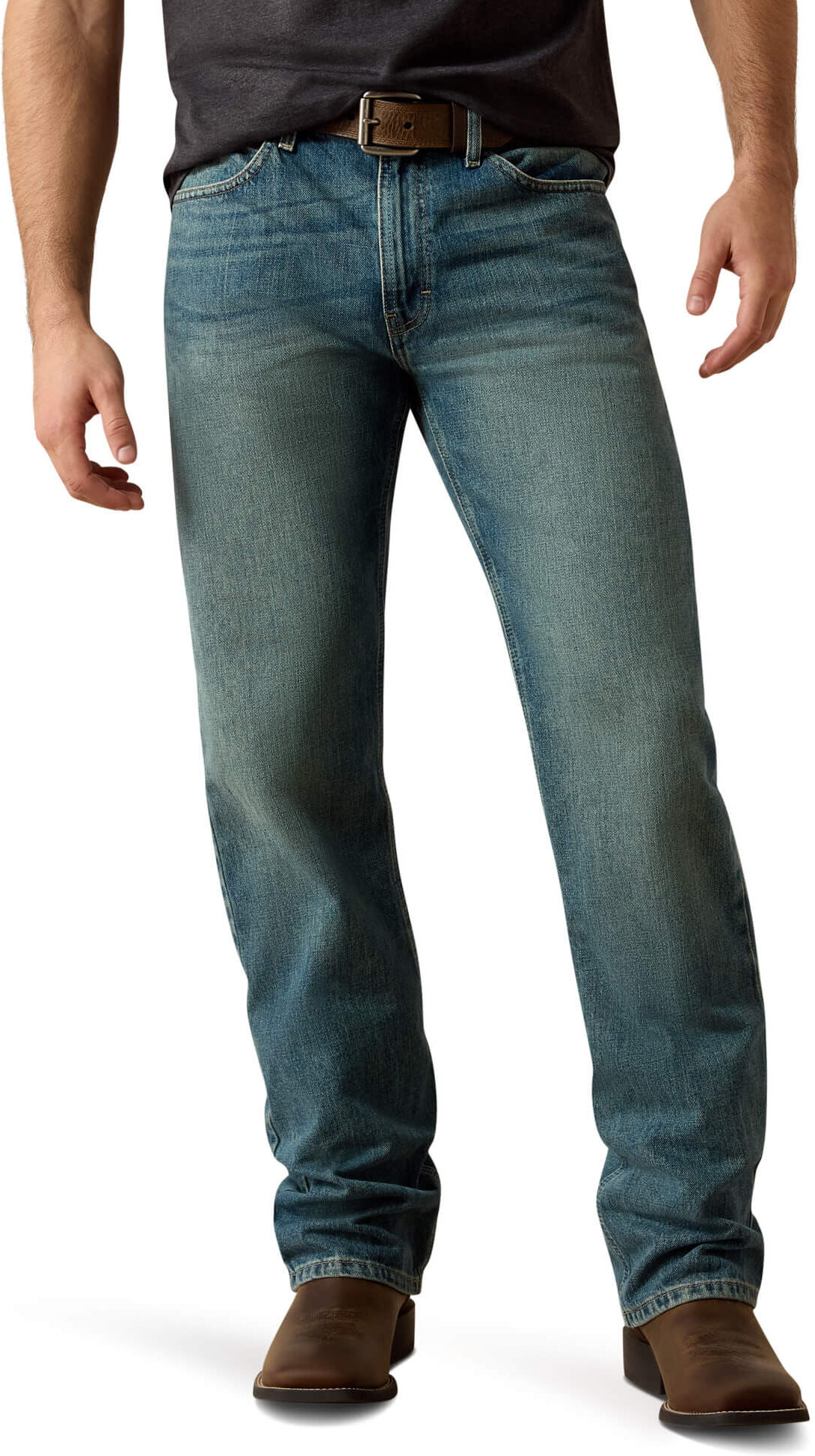 Men's M2 Relaxed Legacy Boot Cut Jeans in Granite, Size: 42 X 32 by Ariat