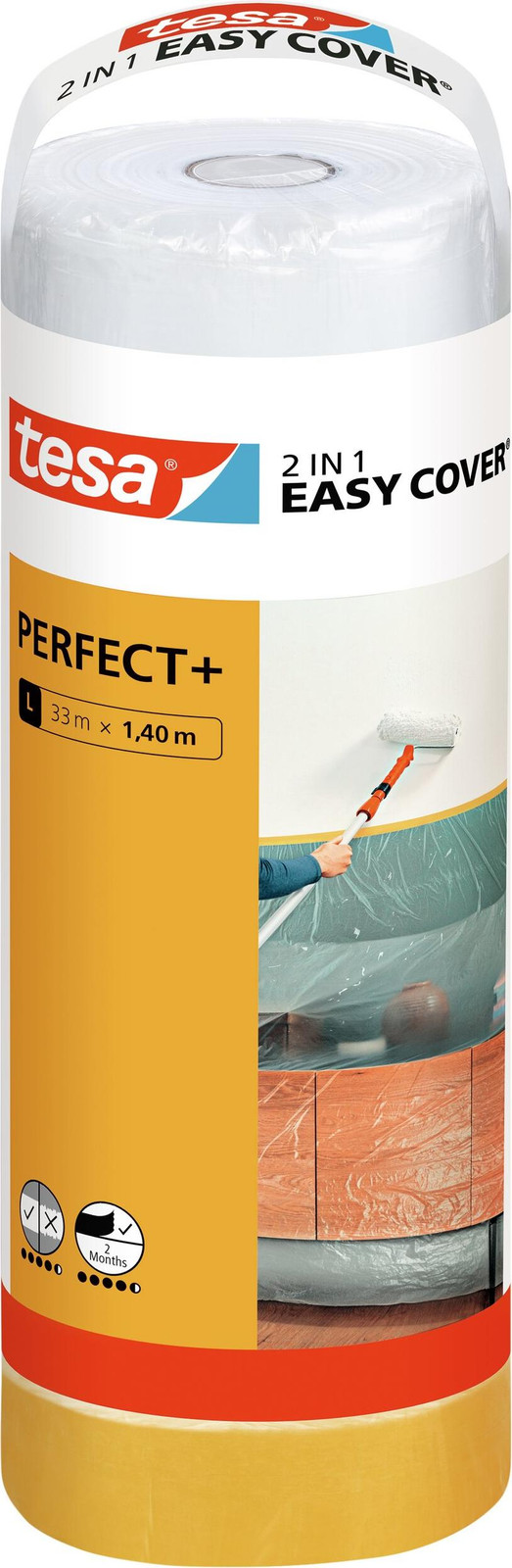 tesa Easy Cover Perfect+ Nachfüllung L 33m x 1.40m