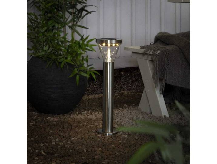 Star LED-Solar-Wegeleuchte 'Narona', Edelst./Plastik