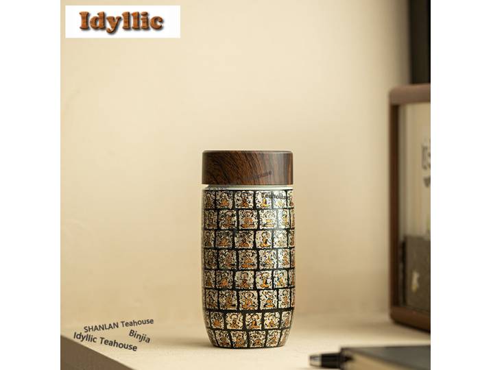 Dunhuang – tasse à thé dorée et argentée de 250ml, bol à thé Antique, échantillon de tasse à thé, tasse à odeur de dégustation de thé, tasses maîtres Chazhan, service à thé