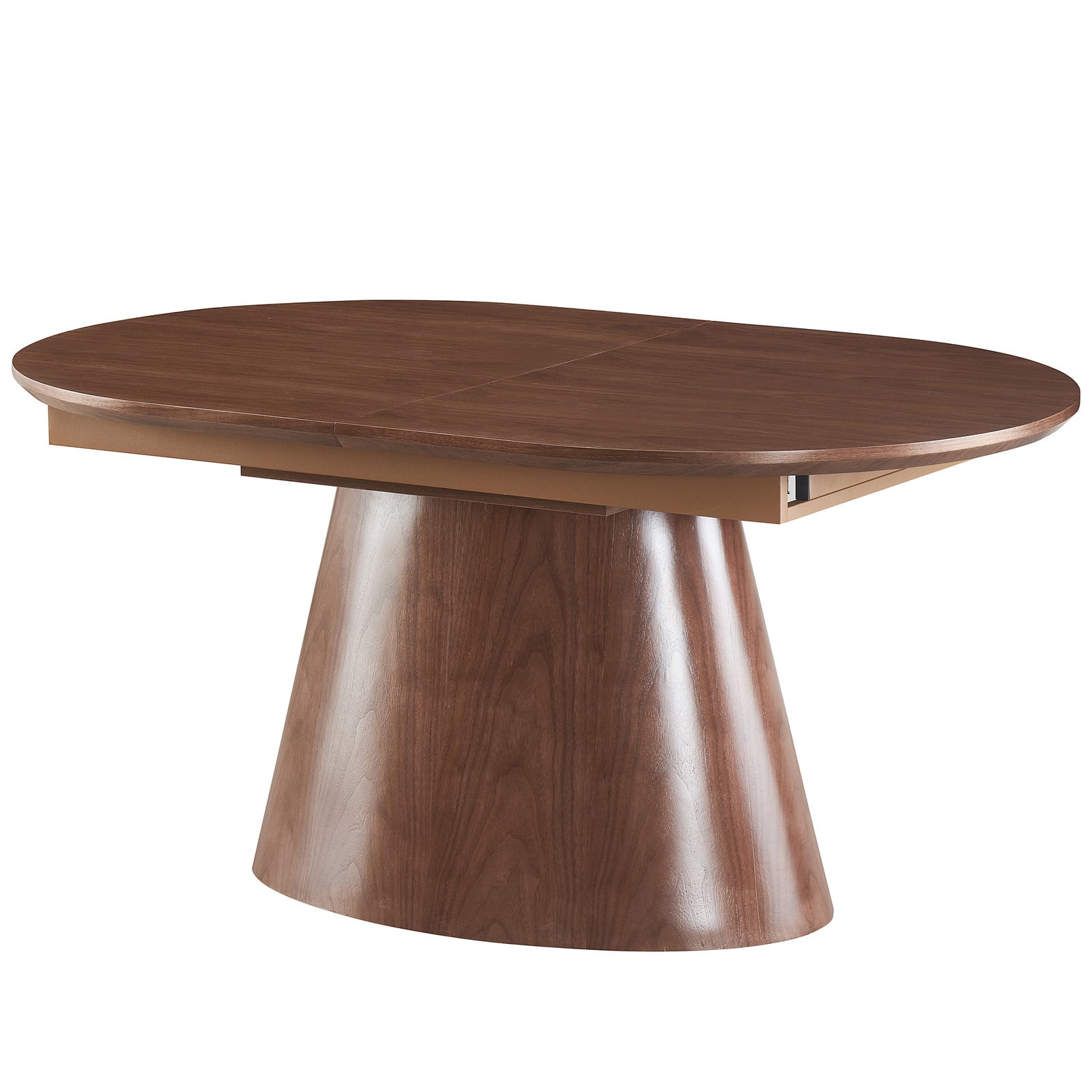 home24 ONADLA Uitschuifbare eettafel bruin
