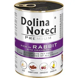 Dolina Noteci Premium Kaninchen mit Cranberry 12x400g
