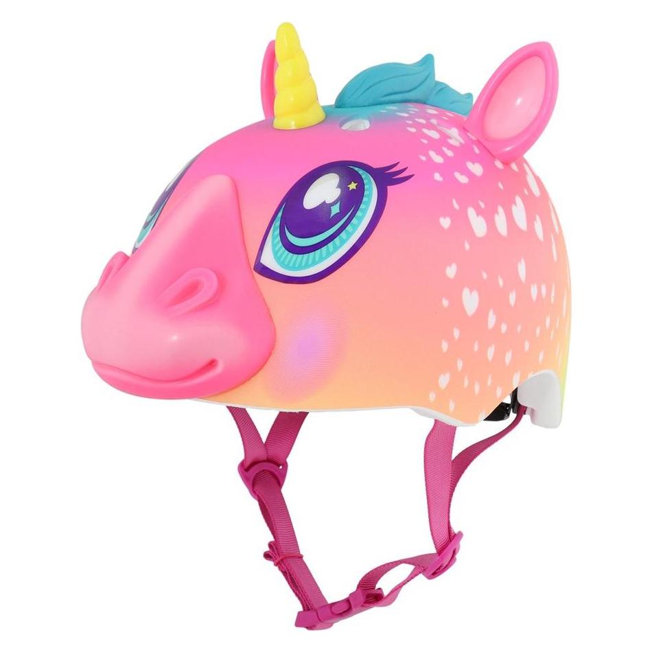 MGA Kinderhelm Junior C-Dere Super Rainbow Maisrosa Grösse XS Toddler FS 3+ (48-52 cm) (neu) (35787826)