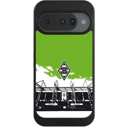 Nivocase Hülle für Google Pixel 10 Handyhülle NIVOcore Case Schwarz Borussia Mönchengladbach Fanartikel (Google Pixel 10), Smartphone Hülle, Schwarz