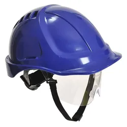 Schutzhelm mit Visier Endurance Plus PW54 - Blau