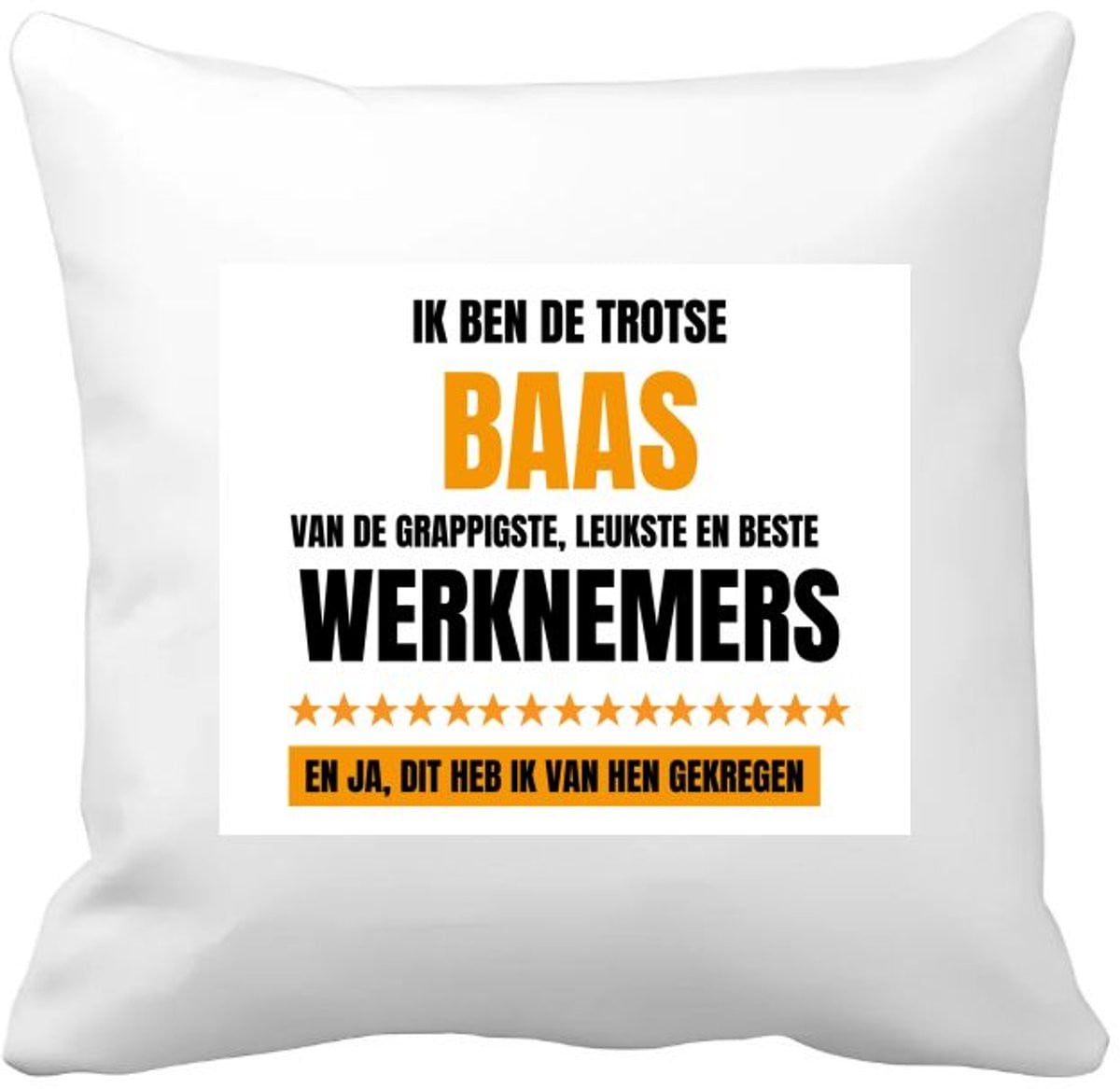 Akyol Kussenhoes Baas - 40 x 40 cm