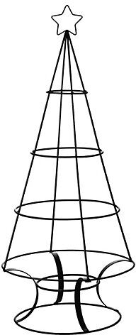Metall-Weihnachtsbaum, schwarz, 82,5 cm