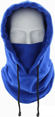 Inspire Essentials Windproof Polar Fleece Full Face Balaclava Ski Mask For Men And Women royal Blue
