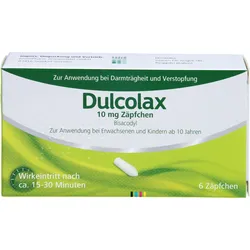 Dulcolax 10mg Zäpfchen 6 ST
