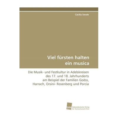 Viel fürsten halten ein musica -