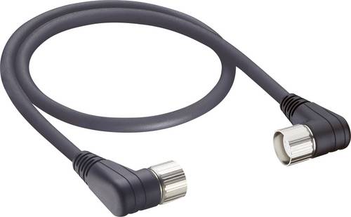 Lumberg Automation 2169 Sensor-/Aktor-Anschlussleitung M23 Stecker, gewinkelt, Kupplung, gewinkelt 7.00m Polzahl Sensoren: 12 1St.
