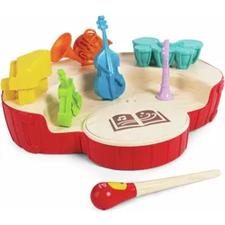 Hape Der kleine Dirigent Musikspielzeug ffr Kinder 3-6 Jahre - Bambus, Biokunststoff - F6rdert Musikalite4t, offene Spielweise