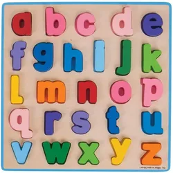 Bigjigs Chunky Alphabet Puzzle Kleinbuchstaben