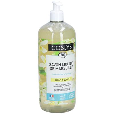 Coslys Savon Liquide Marseille Pure Tradition Bio Mains Et Corps Parfum Fleur D Oranger Fl 1 l Gel