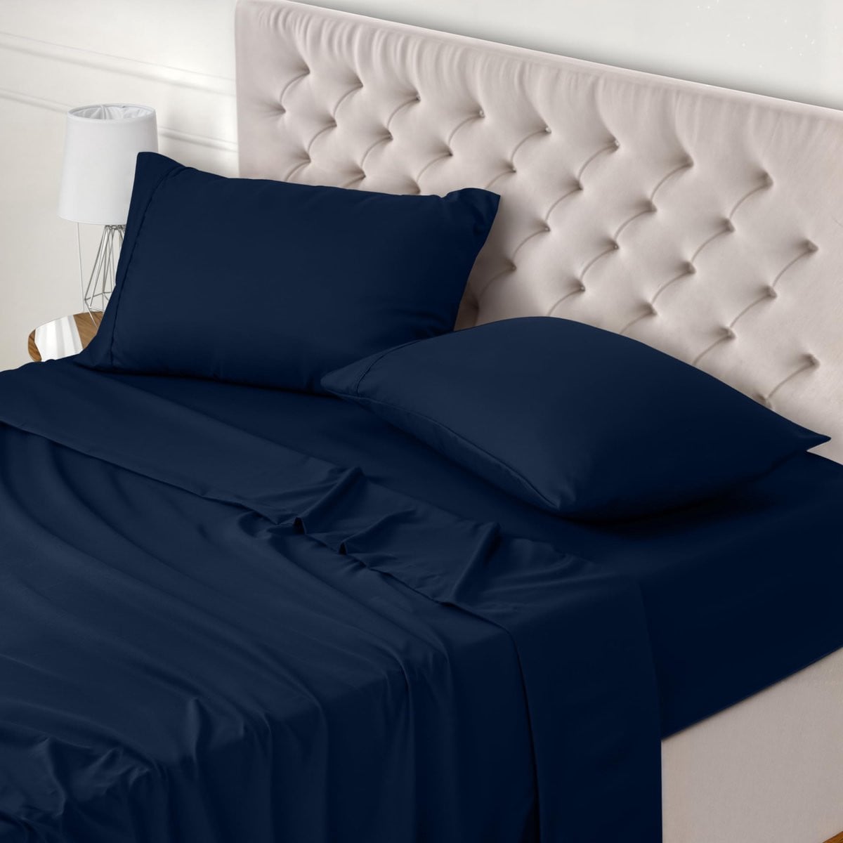 Ibenzoa Complete 4-delige bedlaken set van microvezel voor volwassenen