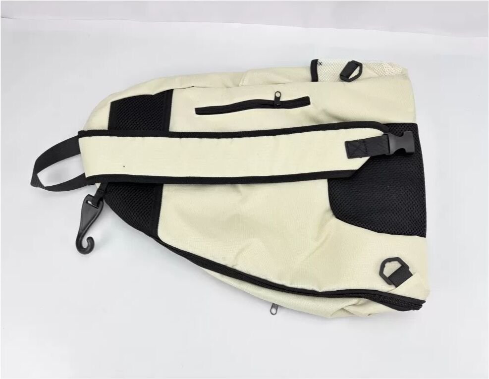 INF Wasserdichte Badminton-Schlägertasche, Umhängetasche für Tennisschläger Beige