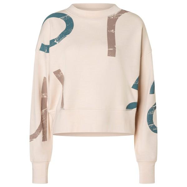 super.natural - Women's Capital Logo Krissini - Pullover Gr M beige