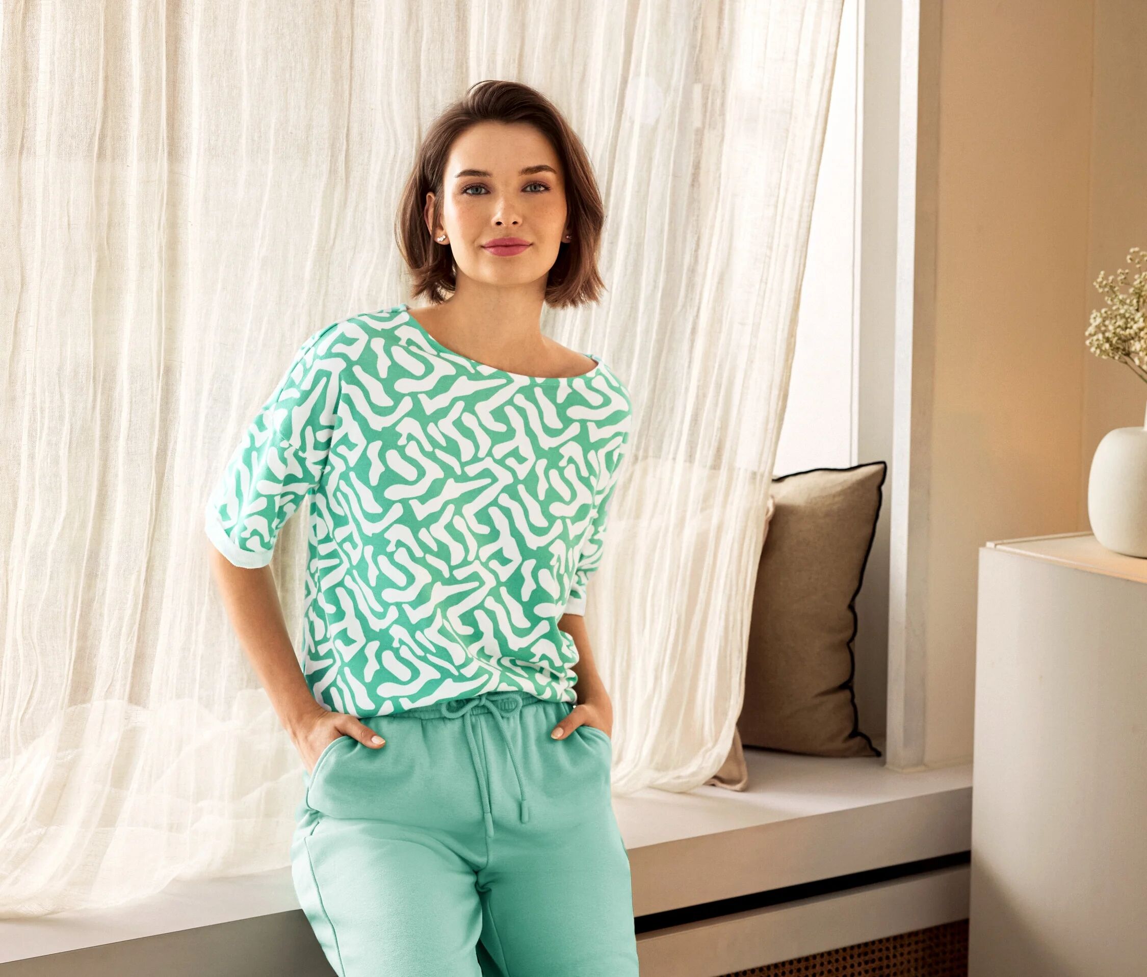 Tchibo - Sweathose - Damen - Gr. XXL - Mint