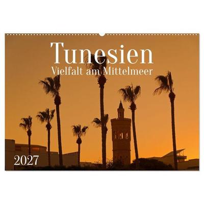 Tunesien Vielfalt am Mittelmeer (Wandkalender 2027 DIN A2 quer), CALVENDO Monatskalender
