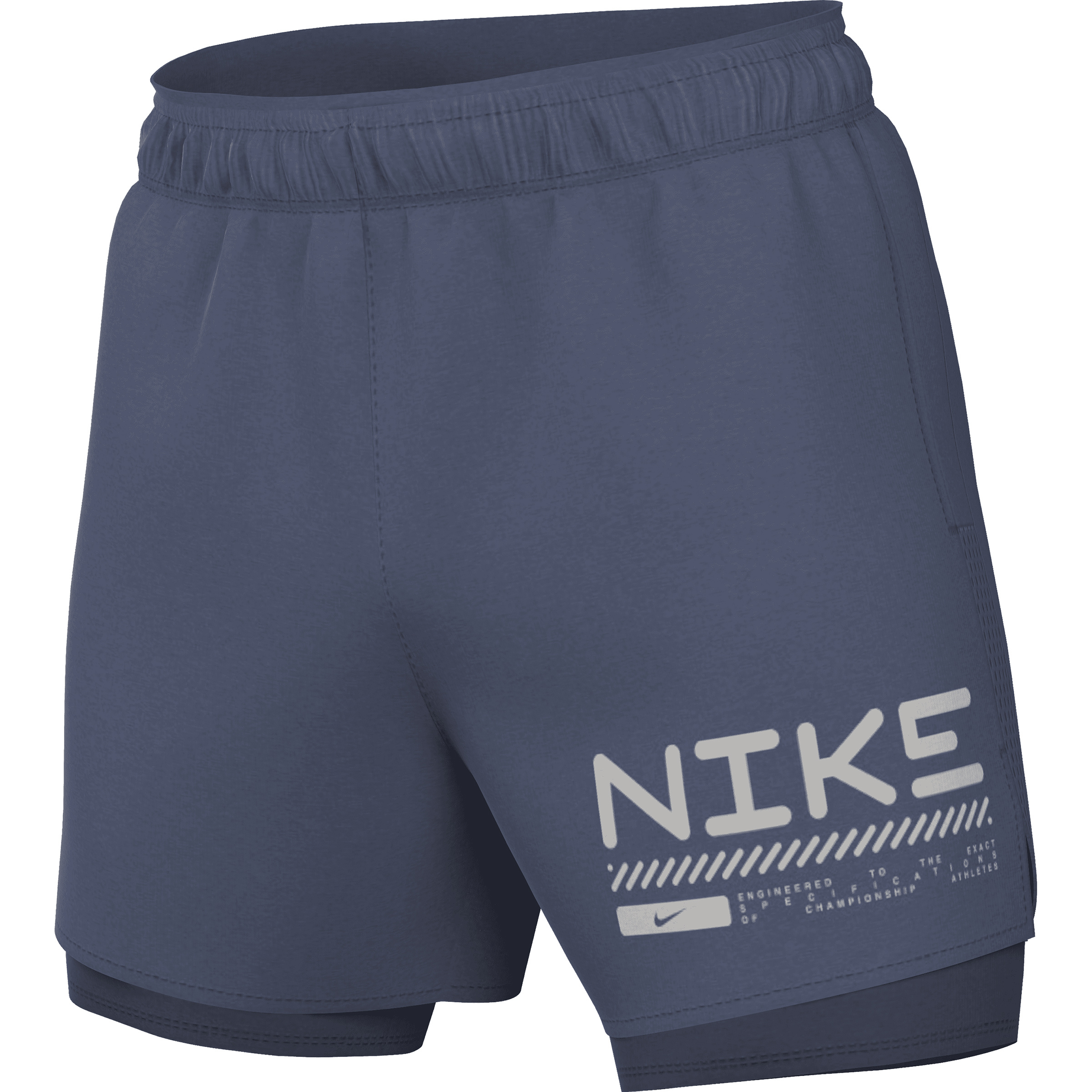 Nike Challenger 5in 2in1 Herren Laufhose blau Größe XL Training & Fitness | Laufen Schnell trocknend