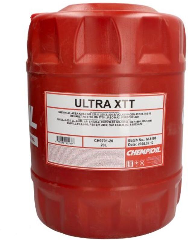 Motoröl CHEMPIOIL Ultra XTT 5W40 20L